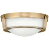 Hinkley Hathaway 13&quot; Wide Heritage Brass Ceiling Light