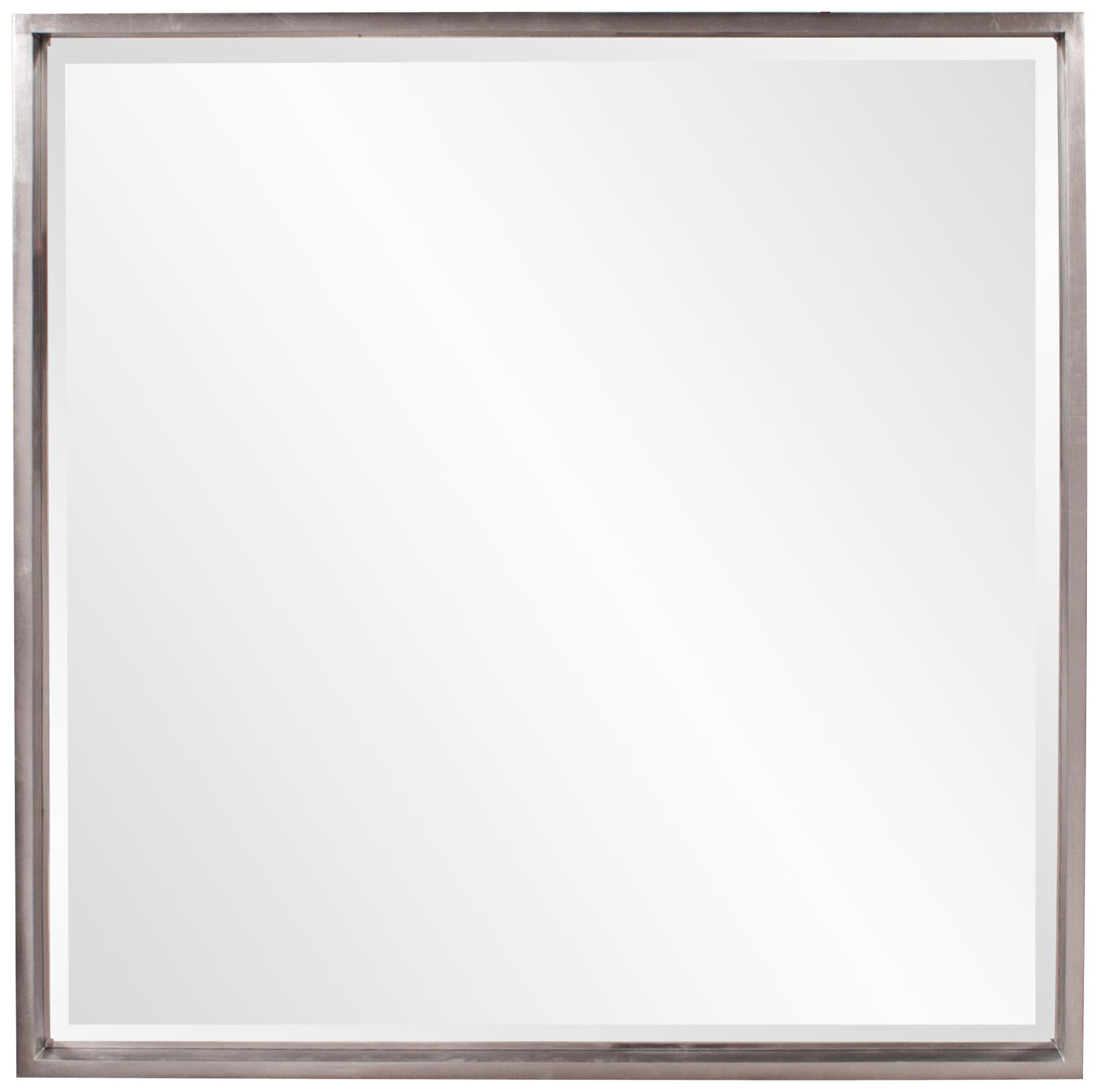 Howard Elliott Isa Nickel 40" Square Wall Mirror