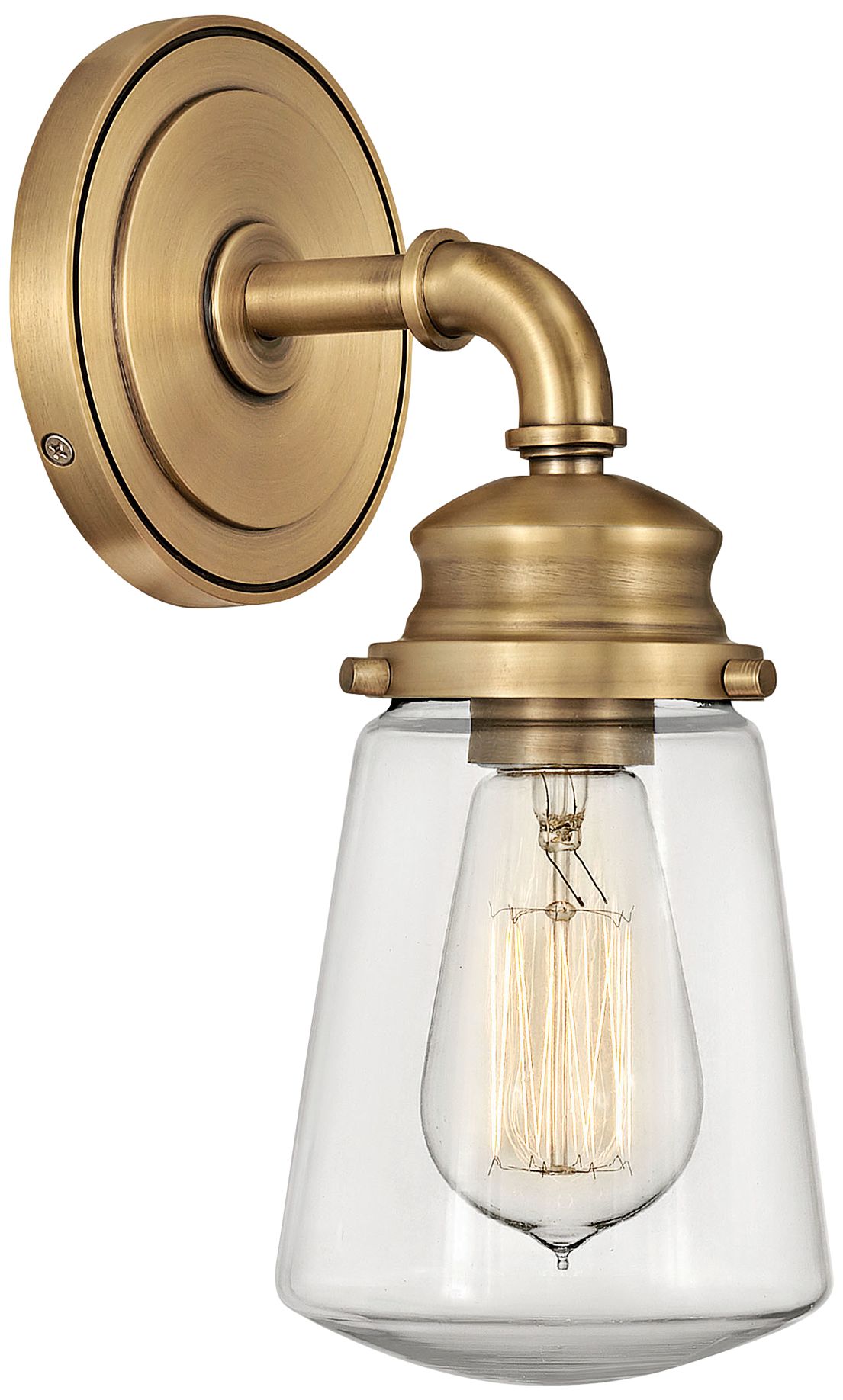 Hinkley Fritz 11 3/4" High Heritage Brass Wall Sconce