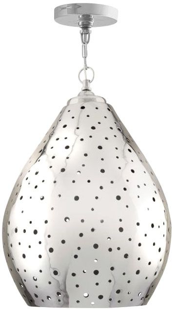 Capital 15" Wide Polished Nickel Pendant Light