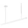 Glide™ 40" Wide Satin White LED Kitchen Island Light Pendant