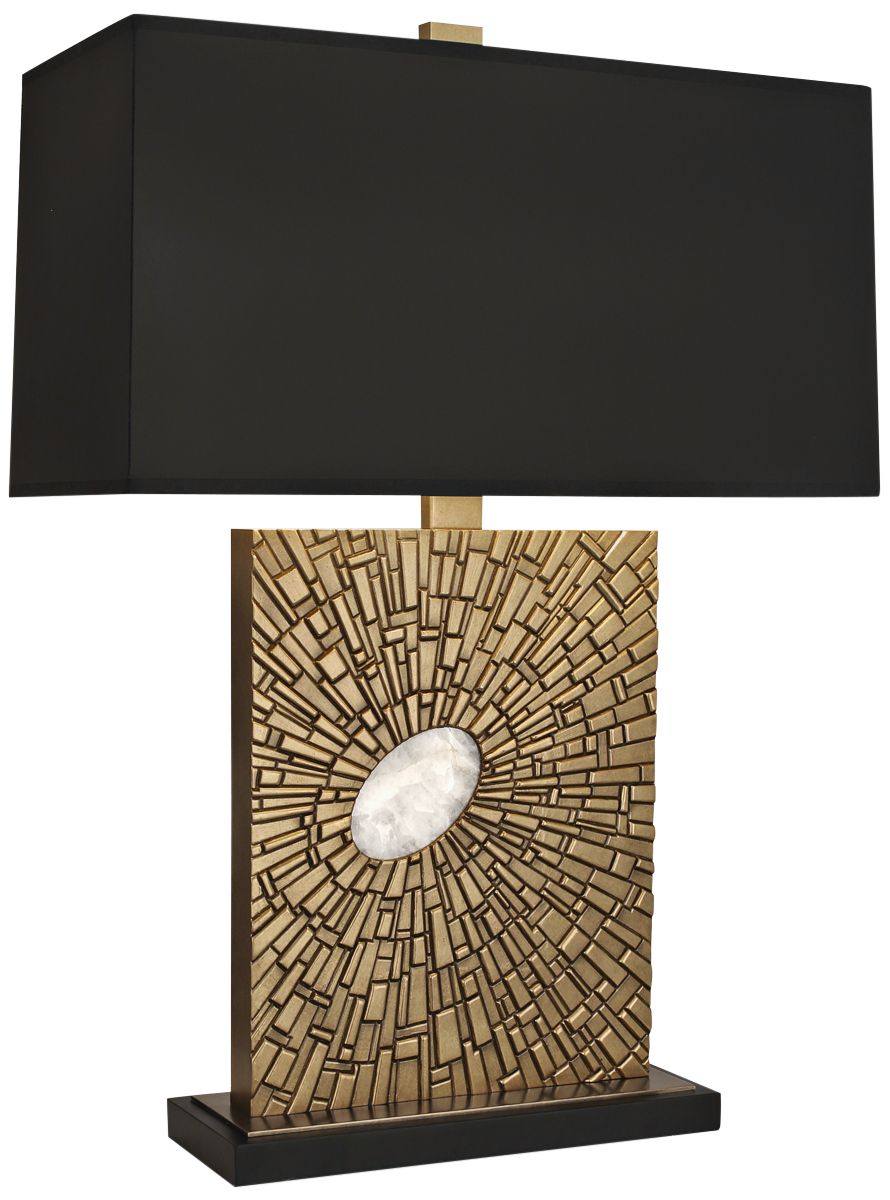 black brass table lamp