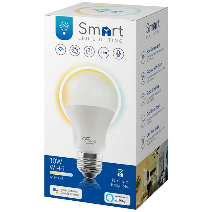 Details about   SBN WiFi Smart Light LED Bulb 10W Warm and Cool White E26 for Amazon Google 