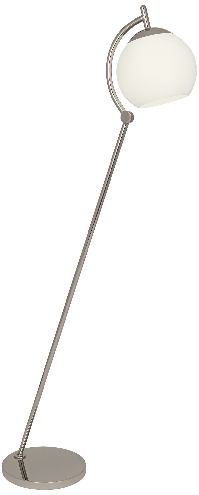 Robert Abbey Nova Polished Nickel Metal Floor Lamp