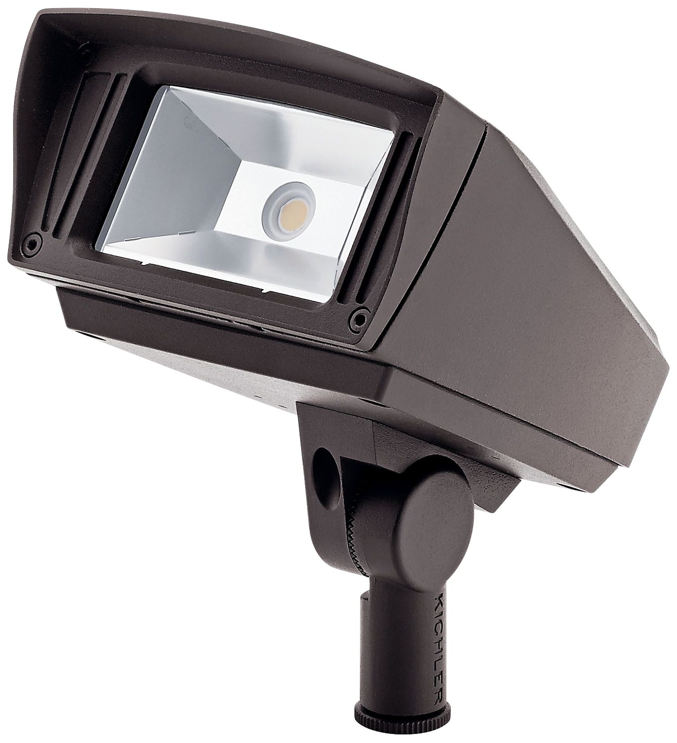 VLO 7" High Textured Bronze 2700K LED Landscape Flood Light
