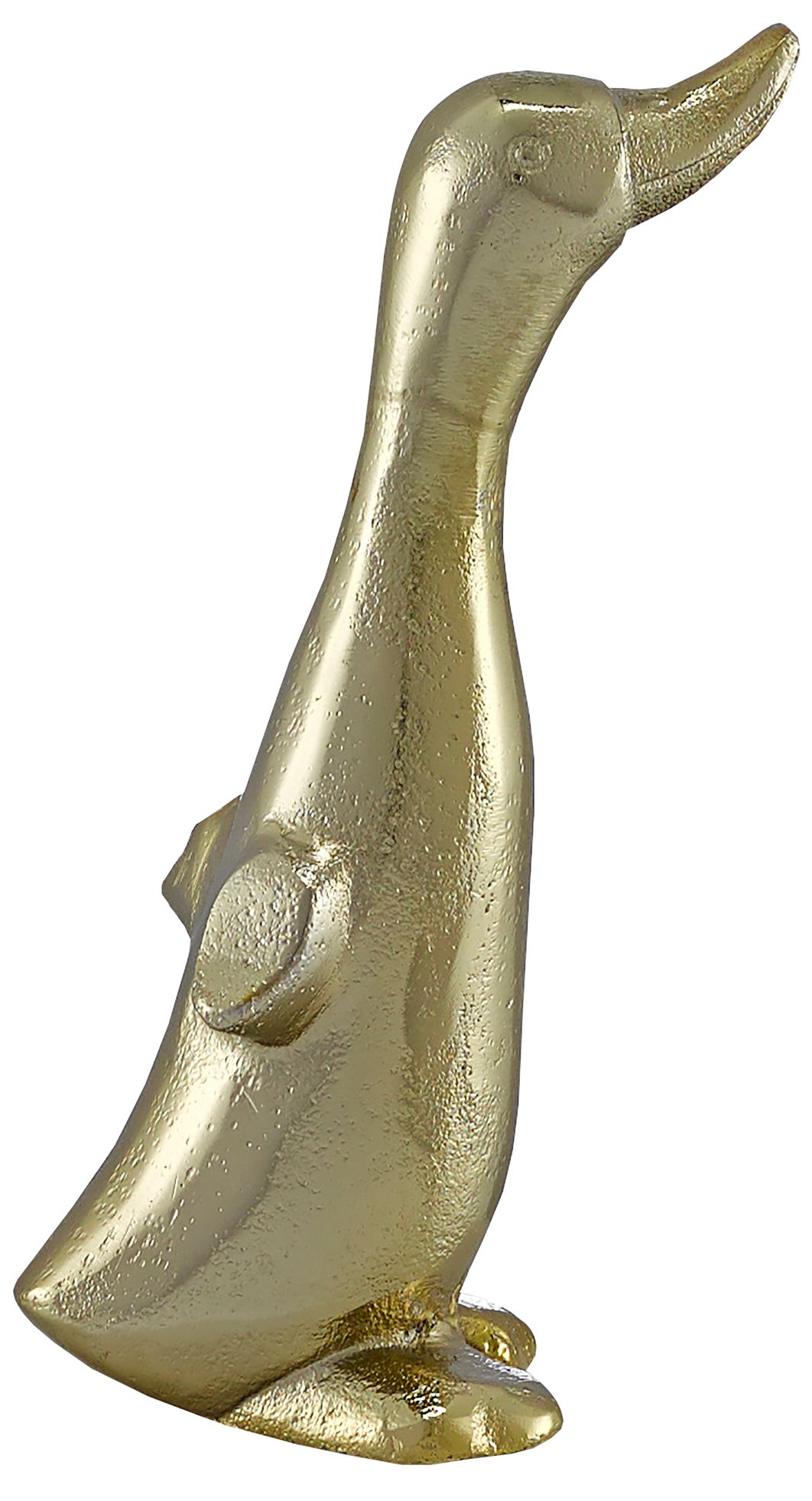 Currey and Company Perri Gold 8" High Duck Figurine