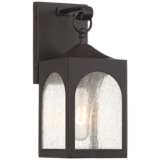 Possini Euro Tyne 12&quot;H Bronze Lantern Outdoor Wall Light