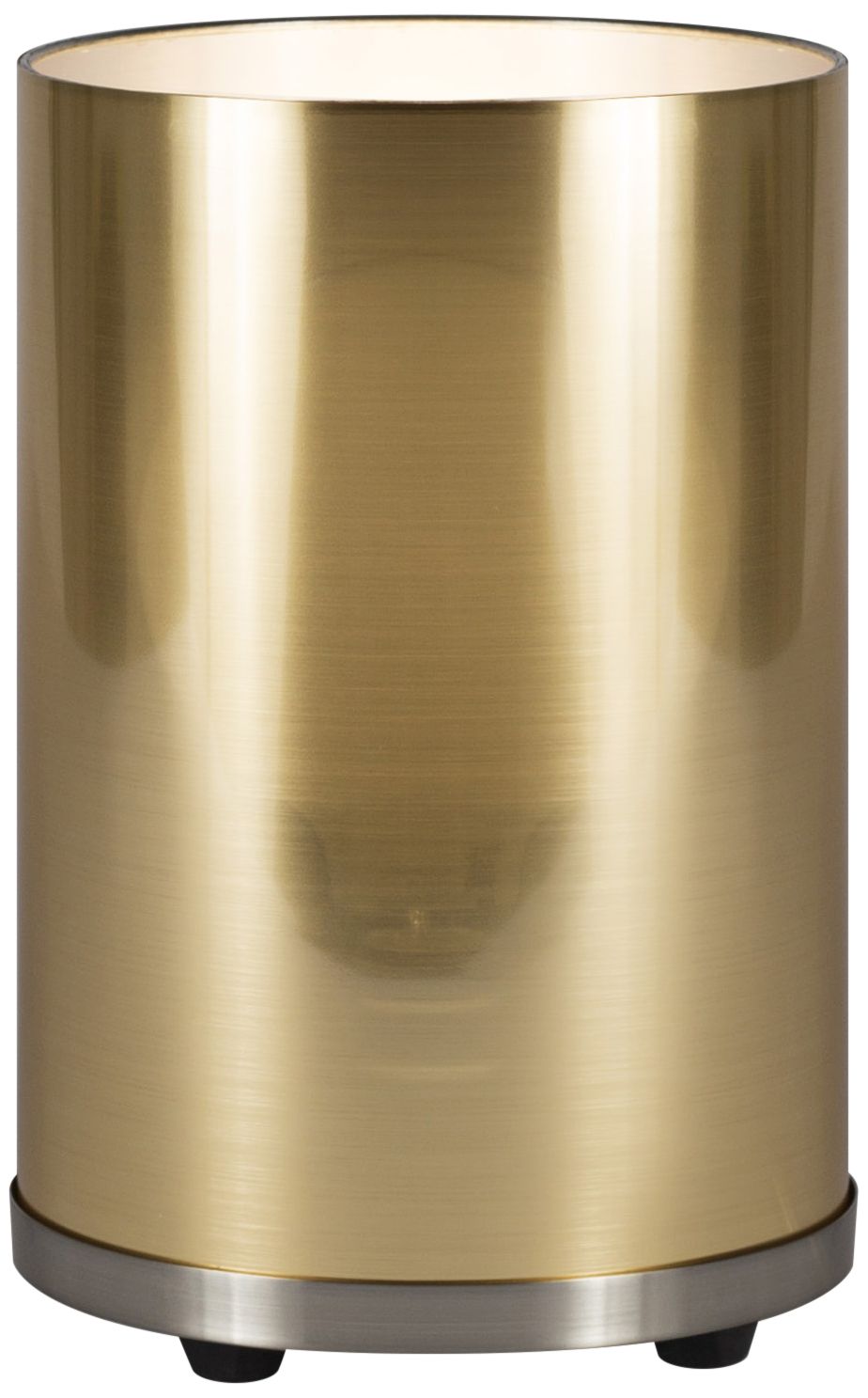 Meridian 11" High Brushed Gold Duotrans Accent Table Lamp