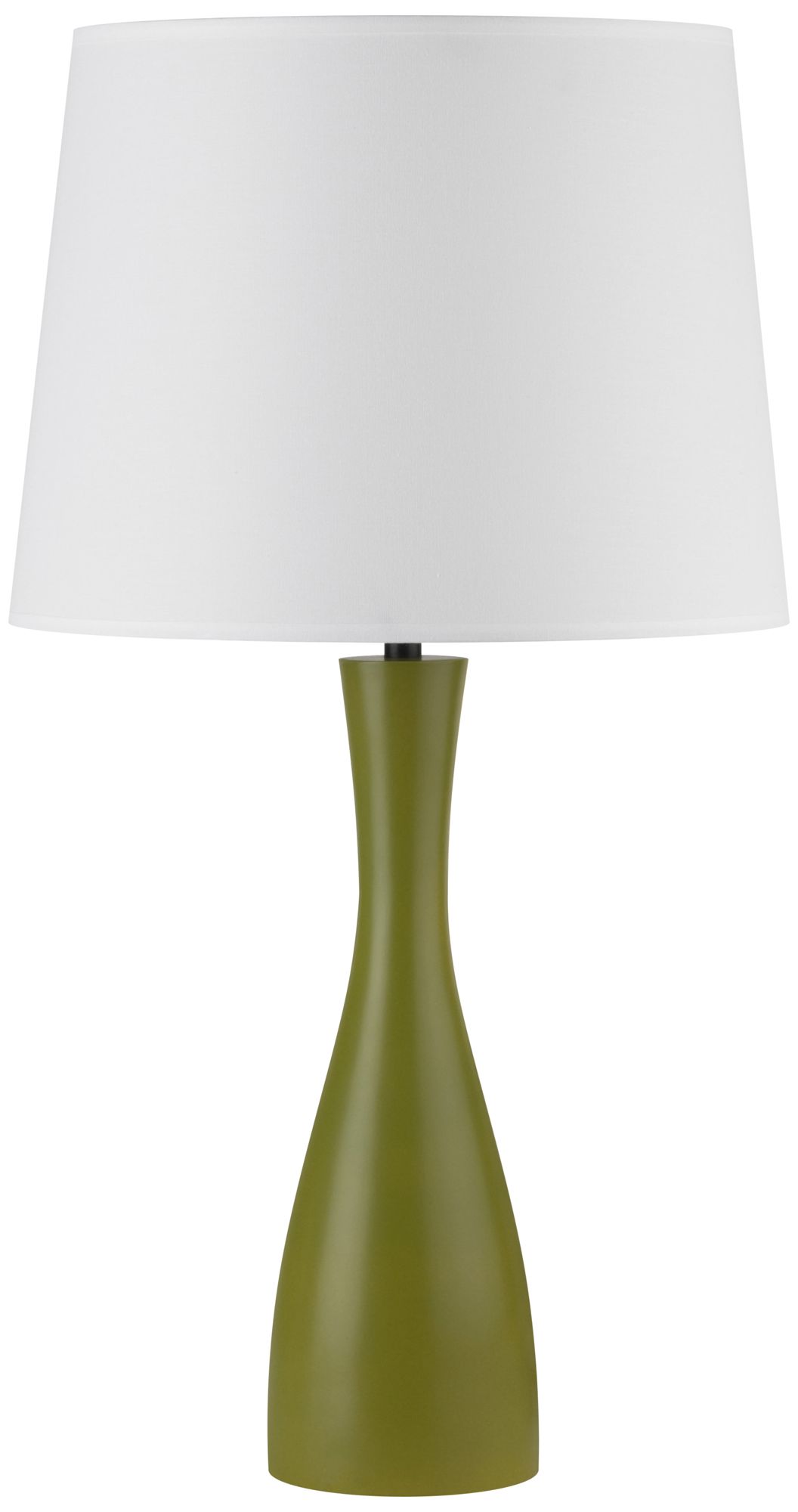 Lights Up! Oscar Grass Table Lamp with White Linen Shade