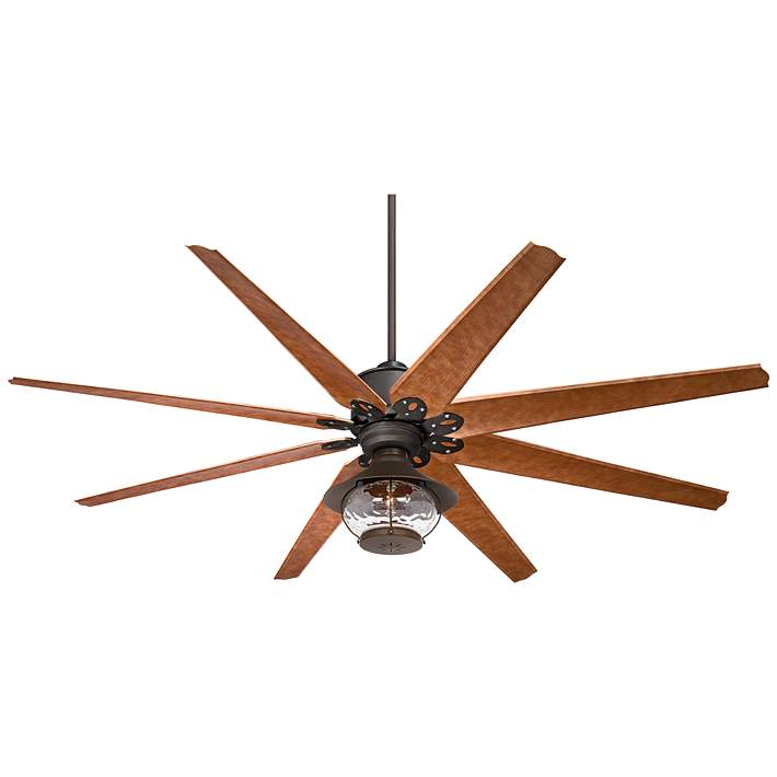 72 Predator English Bronze Lantern Outdoor Led Ceiling Fan