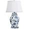 Port 68 Braganza Blue and White Porcelain Table Lamp