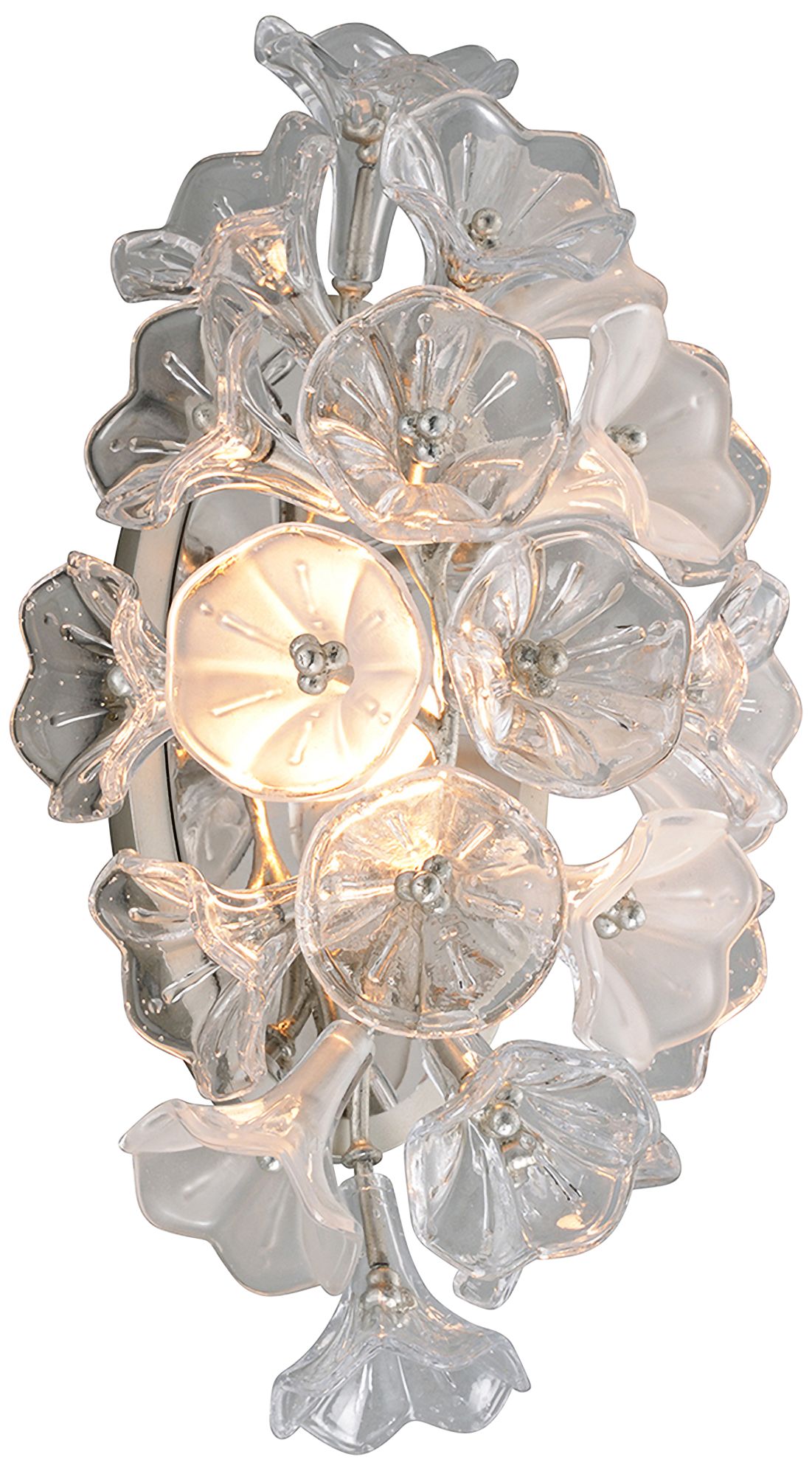 Corbett Jasmine 17 3/4" High Silver Leaf LED Wall Sconce