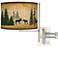 Tempo Moose Lodge Plug-in Swing Arm Wall Lamp