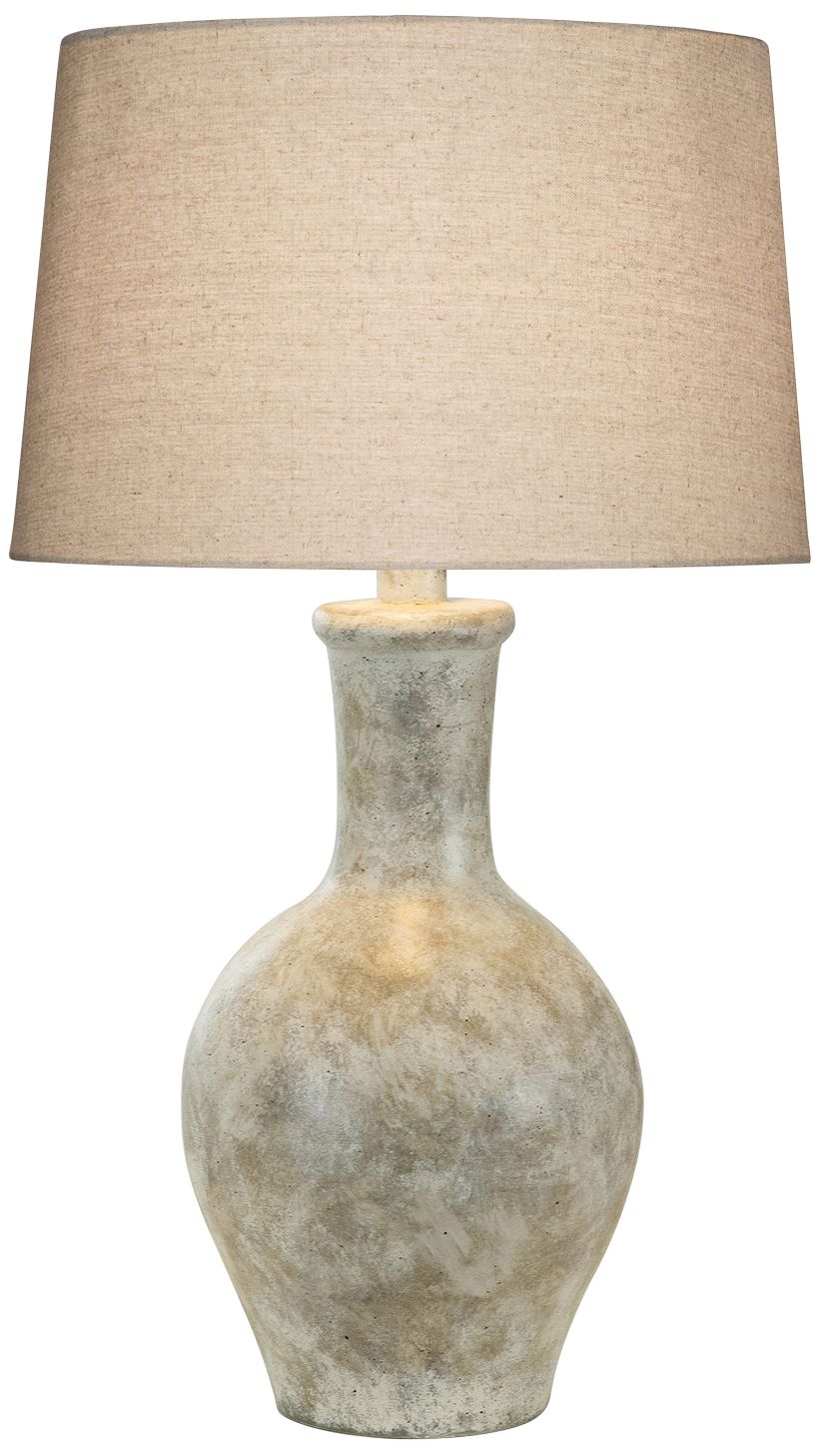 Cepeda Alabaster Hydrocal Vase Table Lamp
