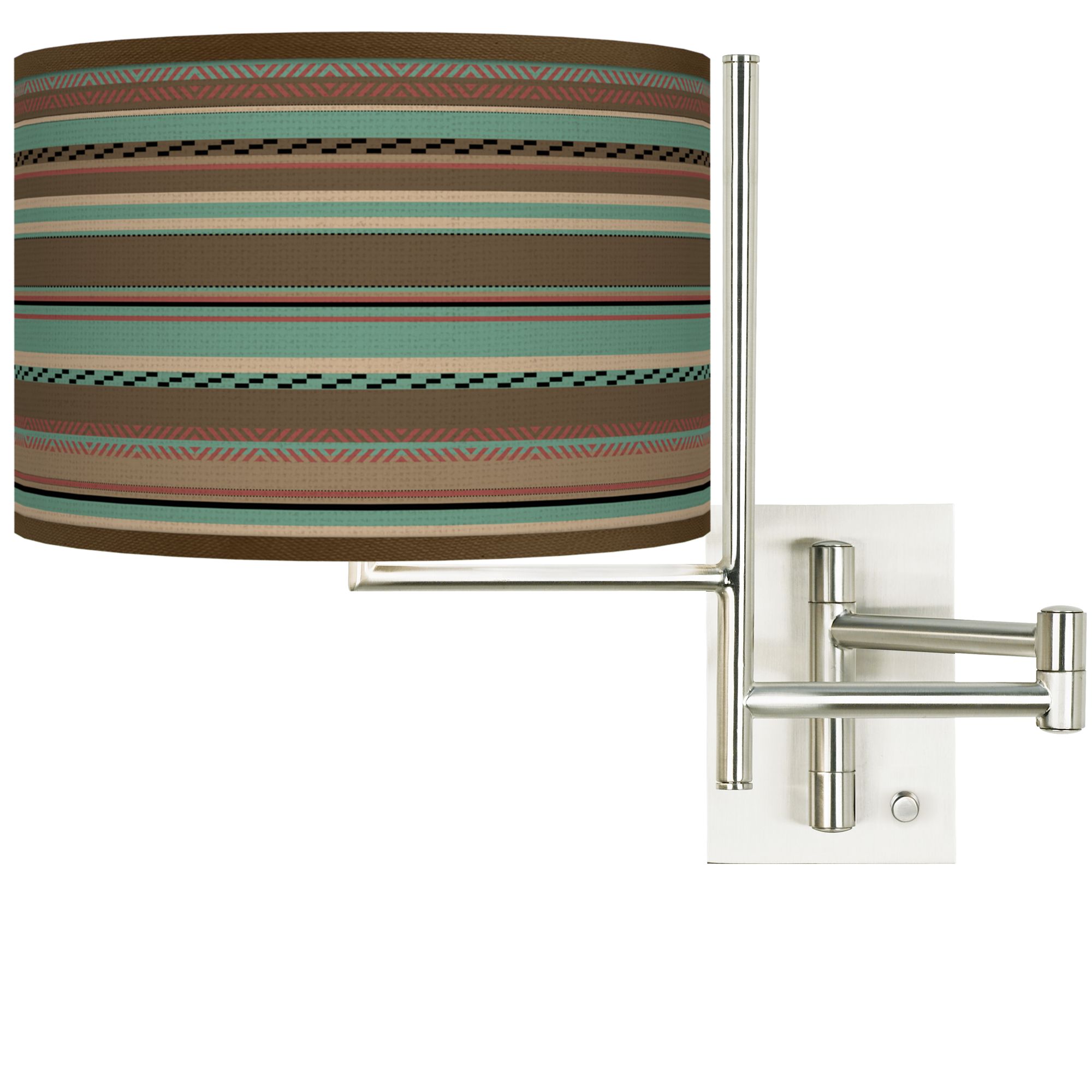 Tempo Southwest Shore Plug-in Swing Arm Wall Lamp