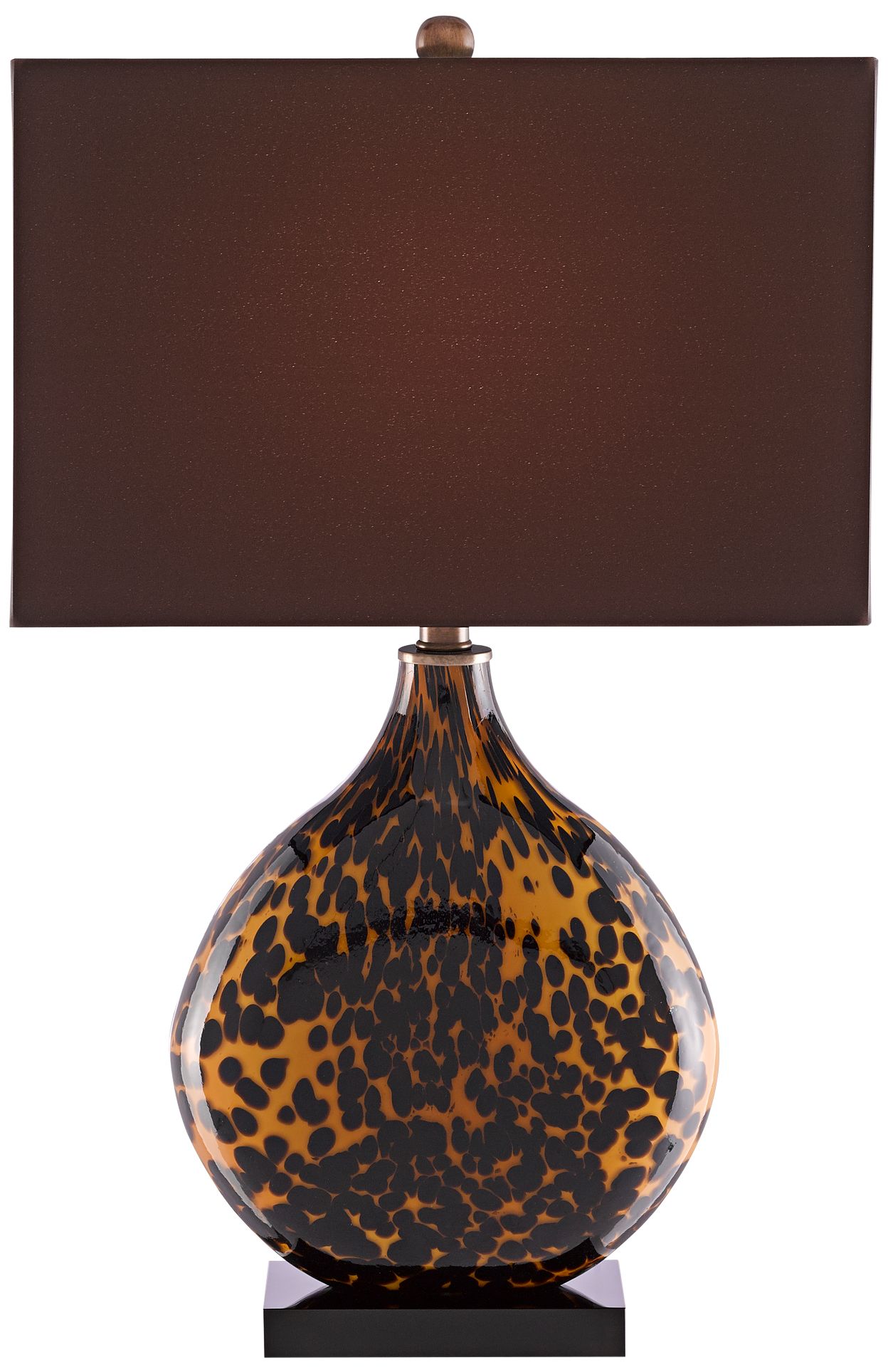 Currey and Company Nonni Tortoise Glass Table Lamp