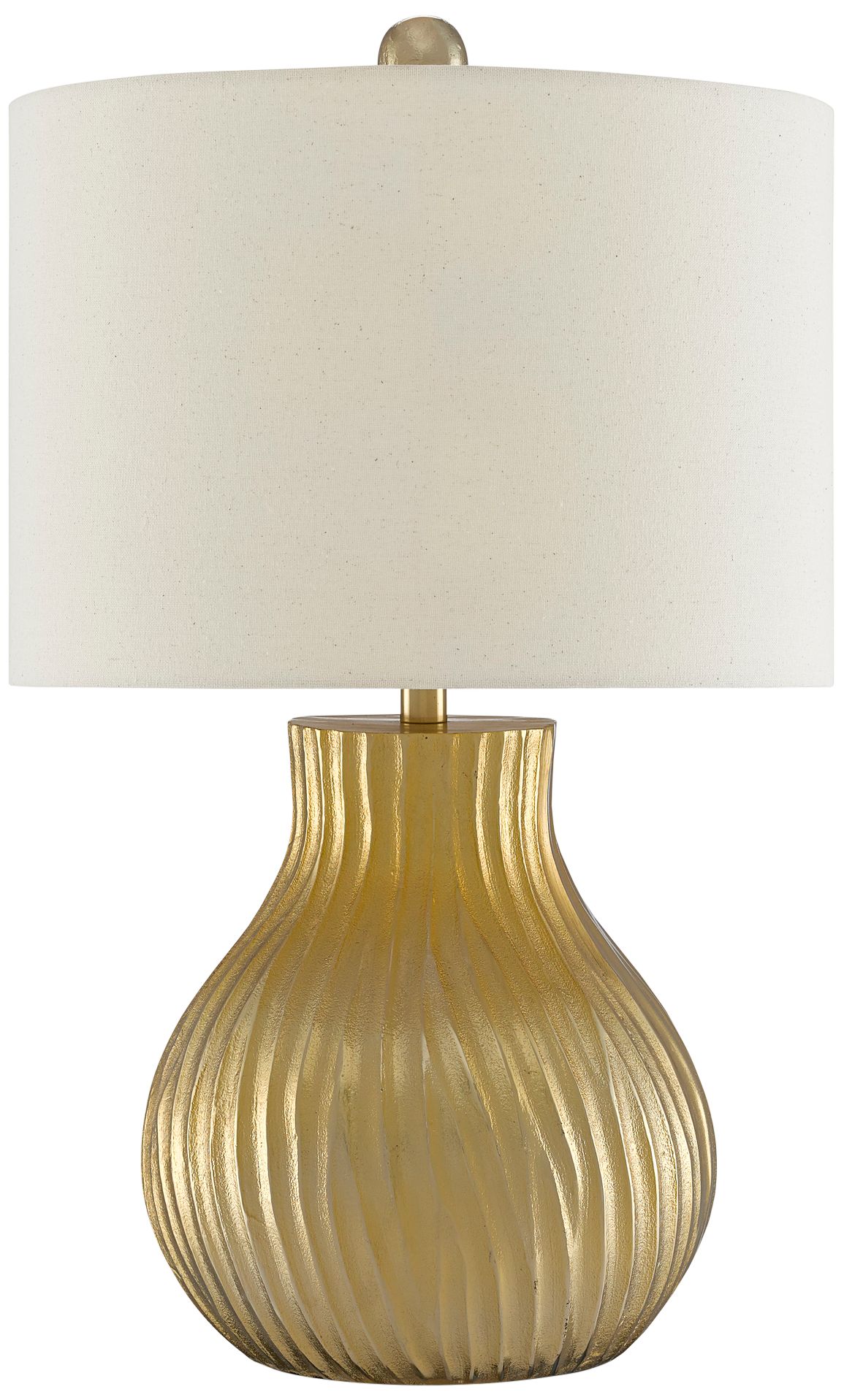 Currey and Company Eustace Gold Metal Pod Table Lamp