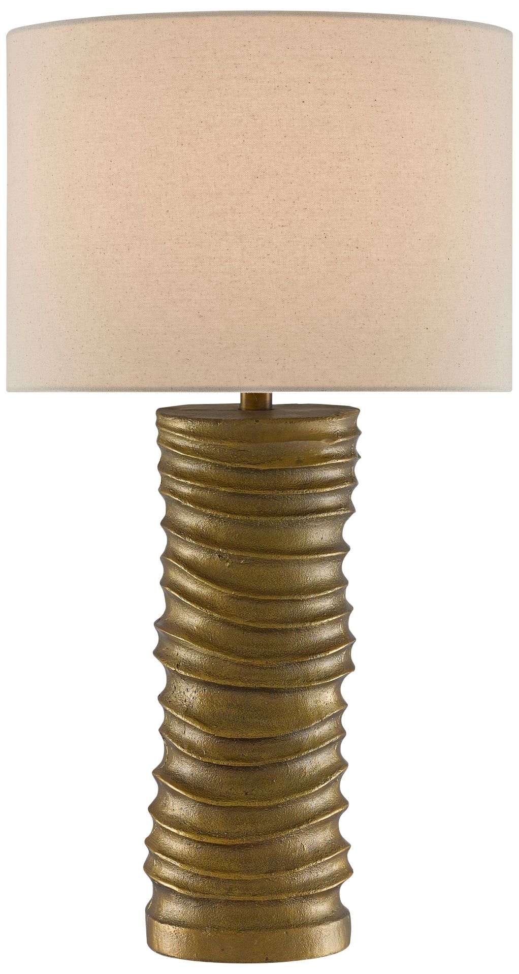 Currey and Company Fraizer Antique Brass Trunk Table Lamp