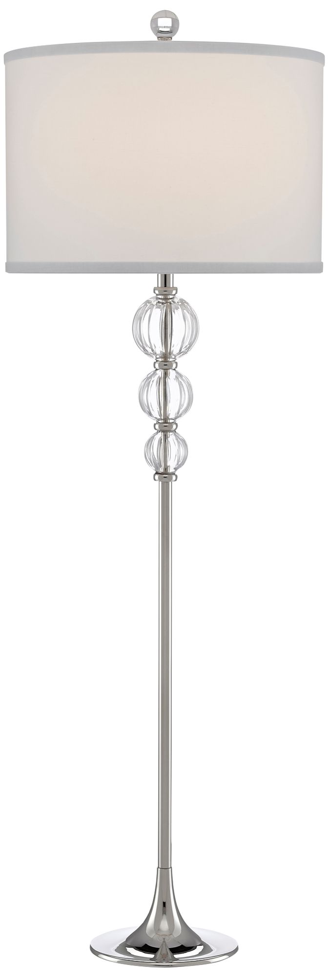 Currey and Company Marvin Nickel Metal Stem Table Lamp