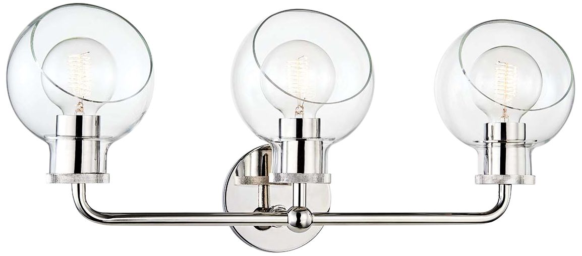 Mitzi Noelle 24 1/4" Wide 3-Light Polished Nickel Bath Light