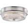 Mitzi Lacey 10 1/4" Wide Polished Nickel Ceiling Light