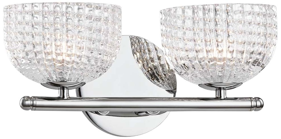 Mitzi Sabrina 5 1/2"H 2-Light Polished Chrome Wall Sconce
