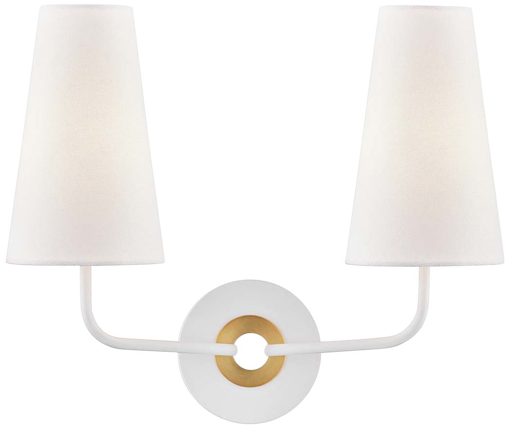 Mitzi Merri 13 1/2" High 2-Light White Wall Sconce