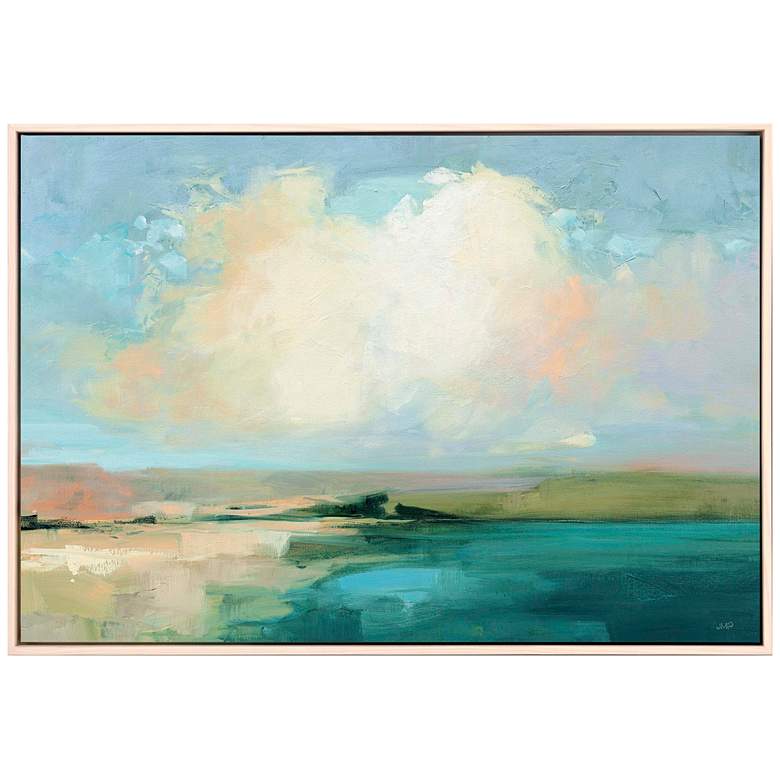 Image 2 Coastal Sky 52" Wide Framed Giclee on Canvas Wall Art