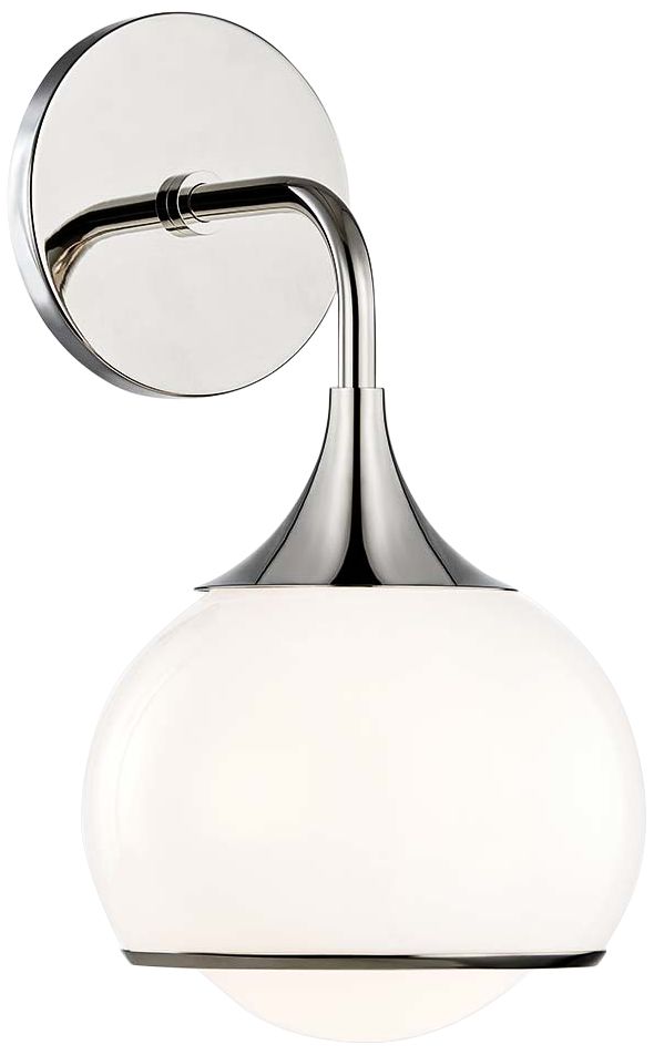 Mitzi Reese 12 1/4" High Polished Nickel Wall Sconce