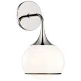 Mitzi Reese 12 1/4&quot; High Polished Nickel Wall Sconce