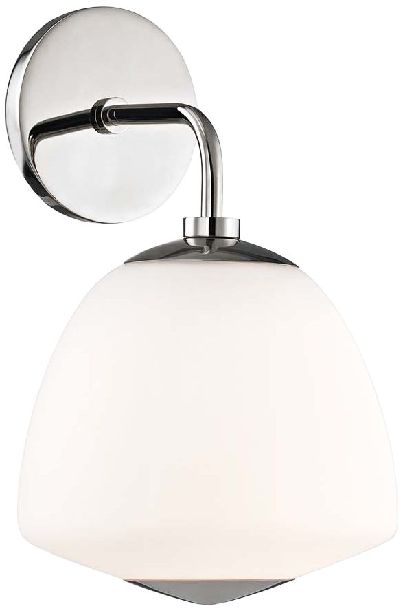 Mitzi Jane 12 1/2" High Polished Nickel Wall Sconce