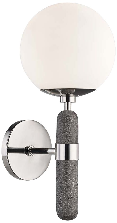 Mitzi Brielle 16" High Polished Nickel Wall Sconce