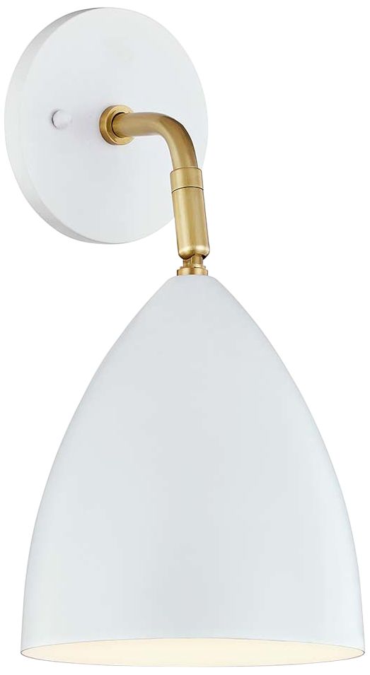 Mitzi Gia 12 1/2" High White Wall Sconce
