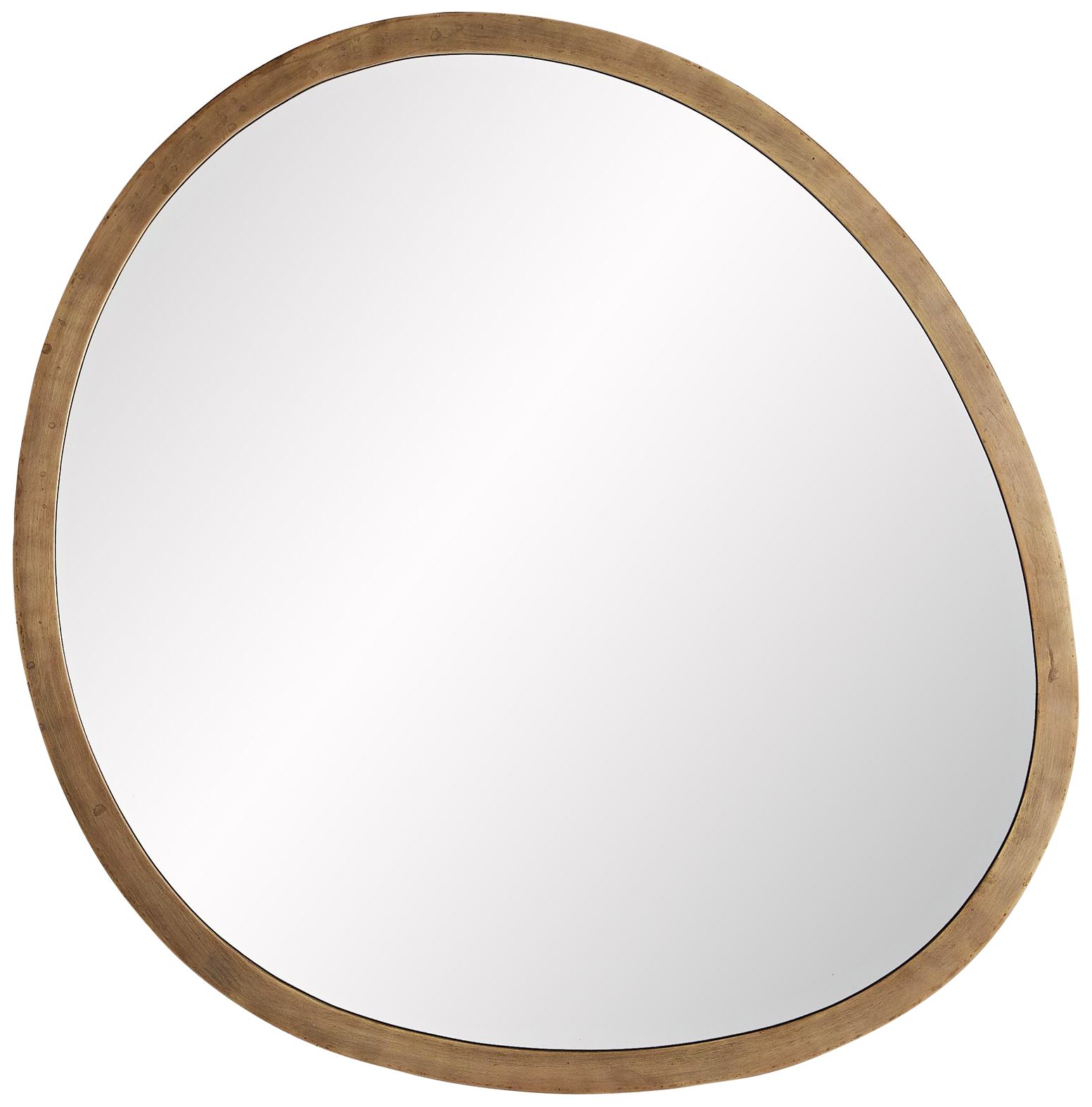 Wiles Antique Brass 22" x 22 1/2" Wall Mirror