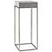 Uttermost Jude 14" Wide Silver Concrete Steel Plant Stand