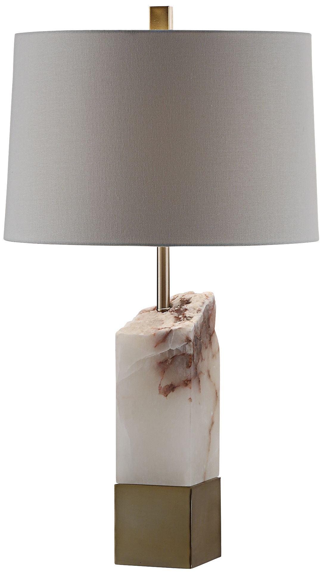 Crestview Collection Phoenix Chisel Cut Alabaster Table Lamp