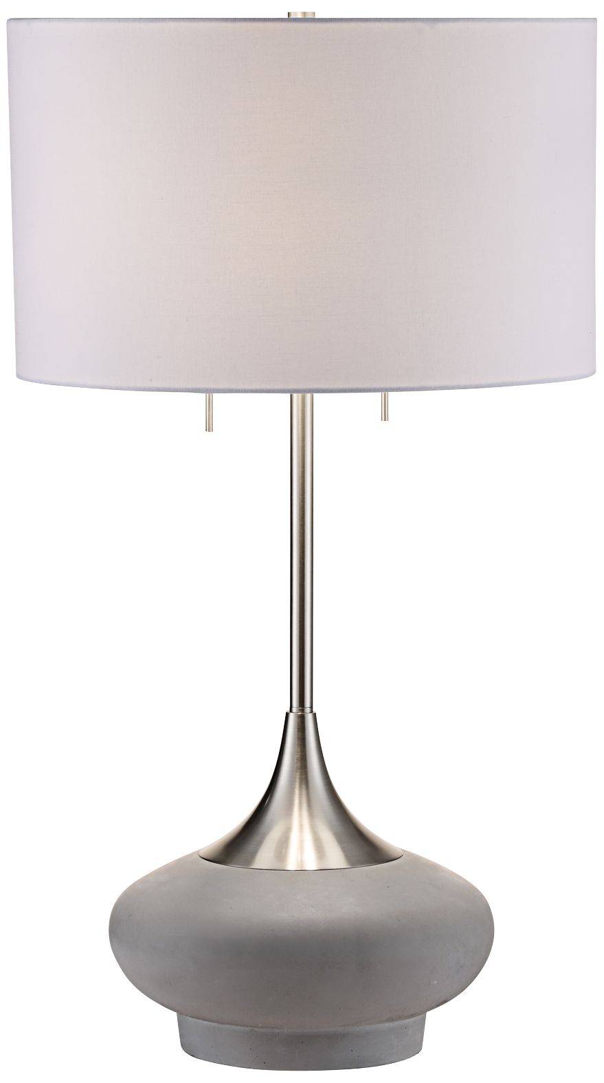 Crestview Collection Hayden Textured Concrete Table Lamp