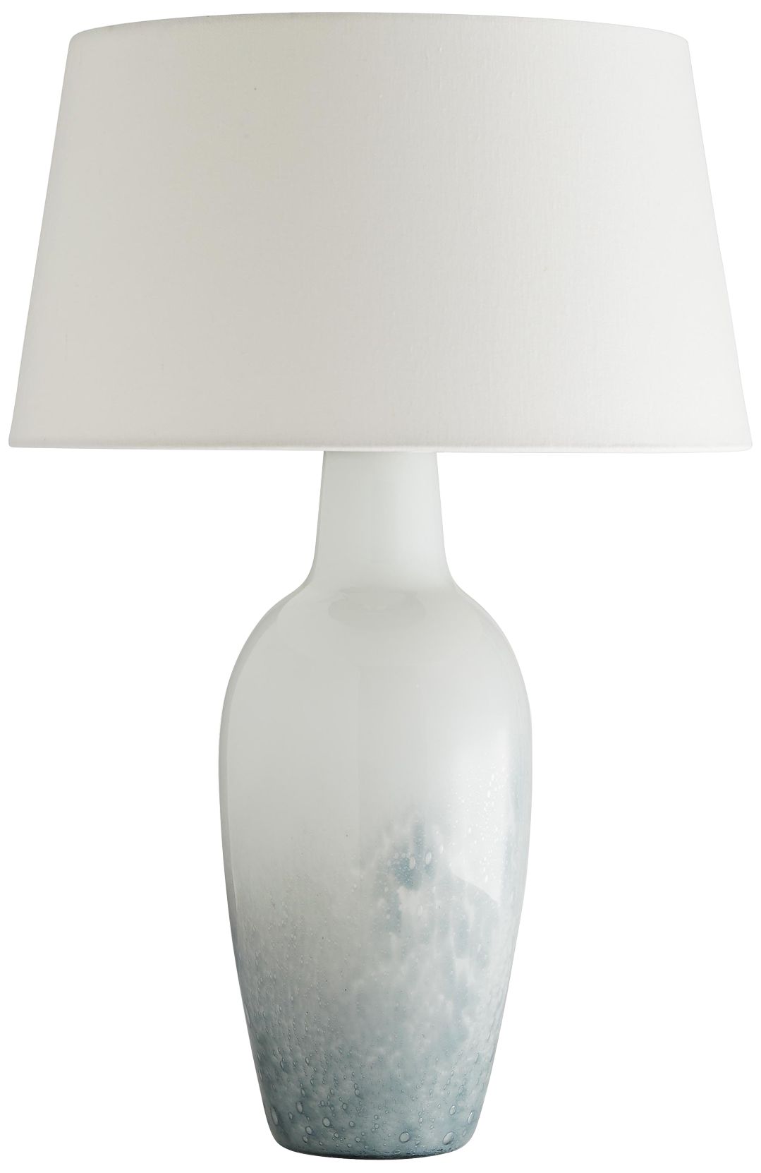 Arteriors Home Washburn Dovetail Gray Ombre Glass Table Lamp