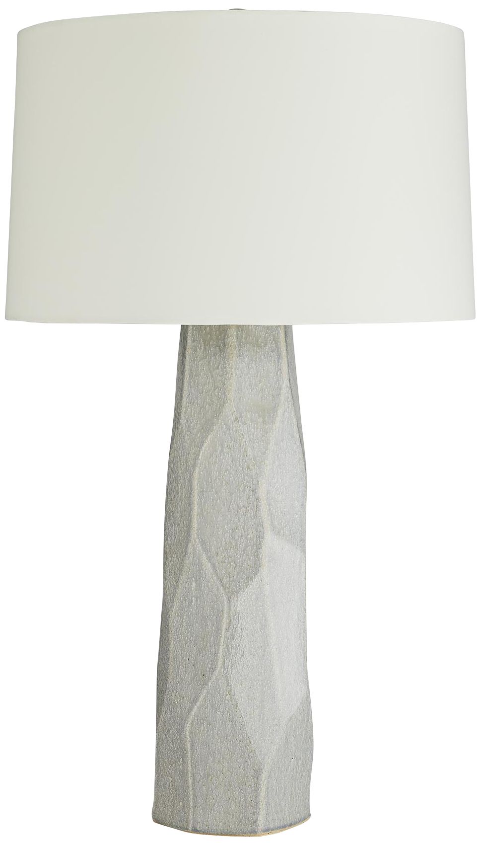 geometric ceramic table lamp