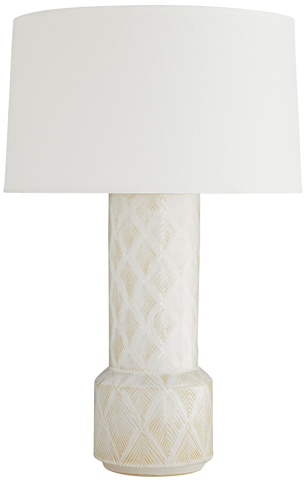 Arteriors Home Tory White Sands Ceramic Table Lamp