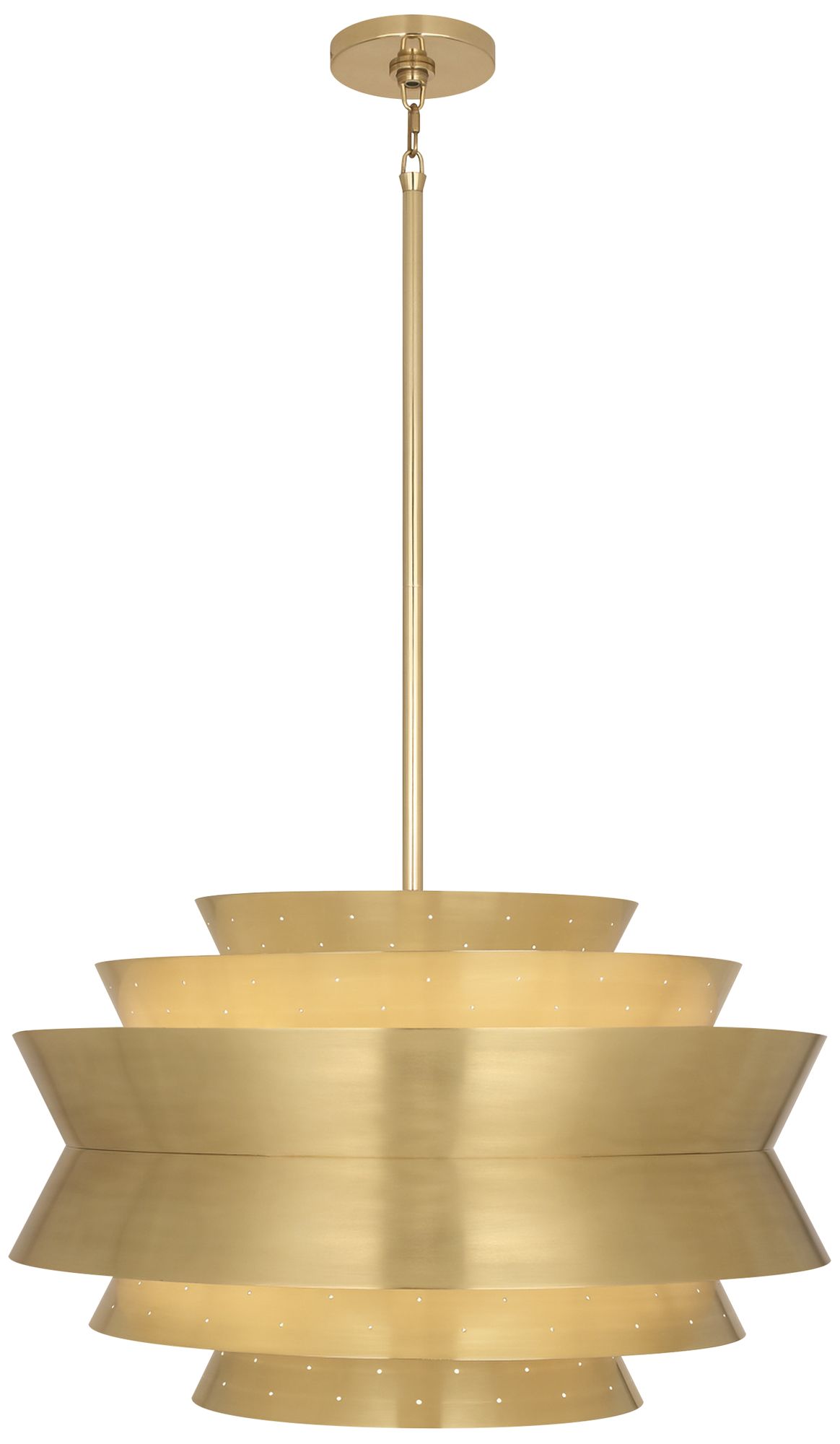 modern brass ceiling light