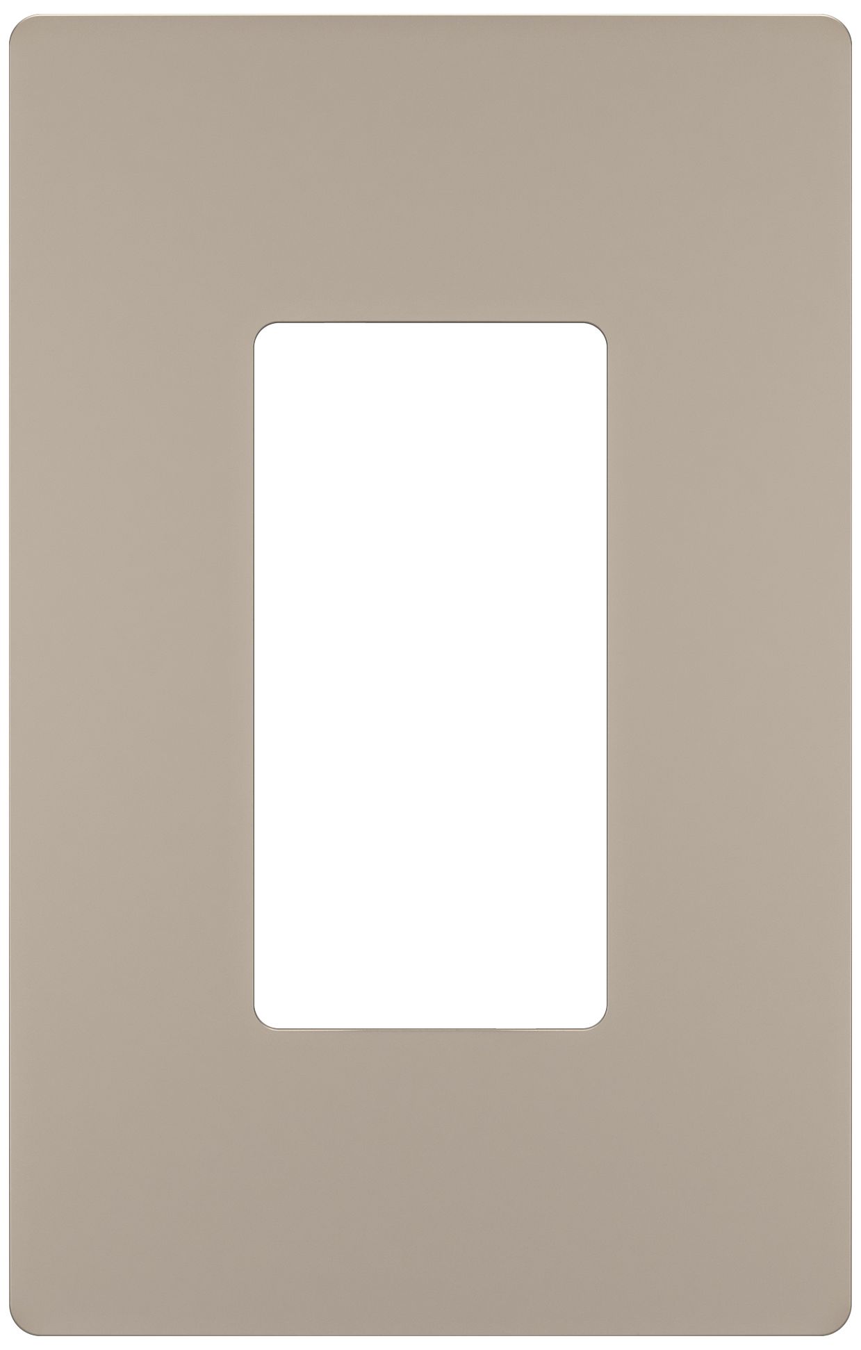 Legrand Radiant Nickel Screwless 1Gang Wall Plate 72T56 Lamps Plus