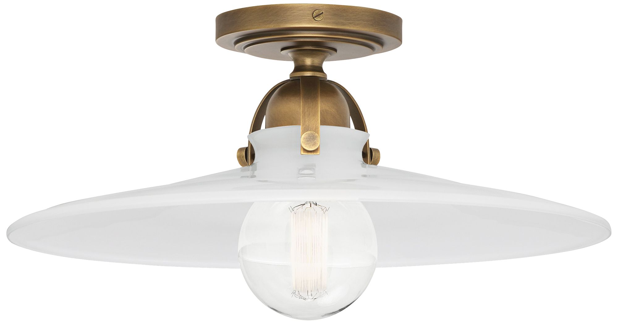 Robert Abbey Arial 16" Wide Warm Brass Ceiling Light