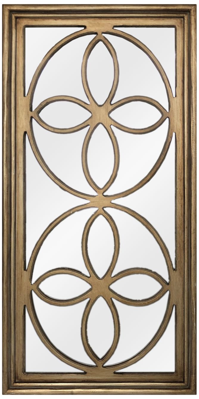 Crestview Collection Bella Gold 24"x47 3/4" Wall Mirror