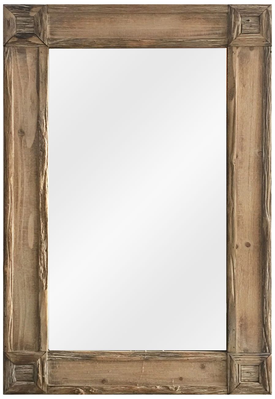 Crestview Collection Madison Wood 22 1/4" x 34" Mirror