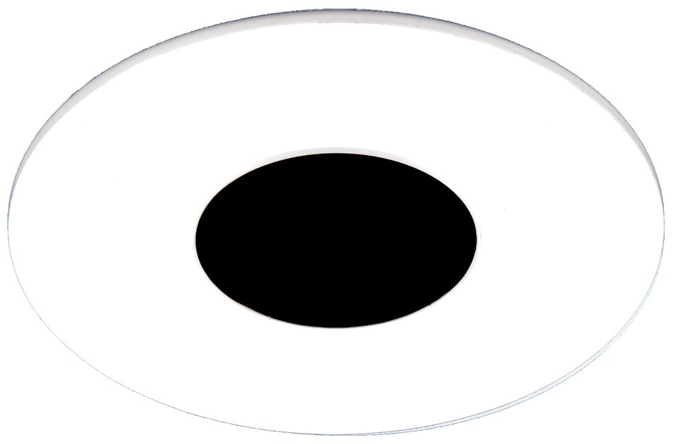 WAC Oculux Architectural 3 1/2" Round White Pinhole Trim