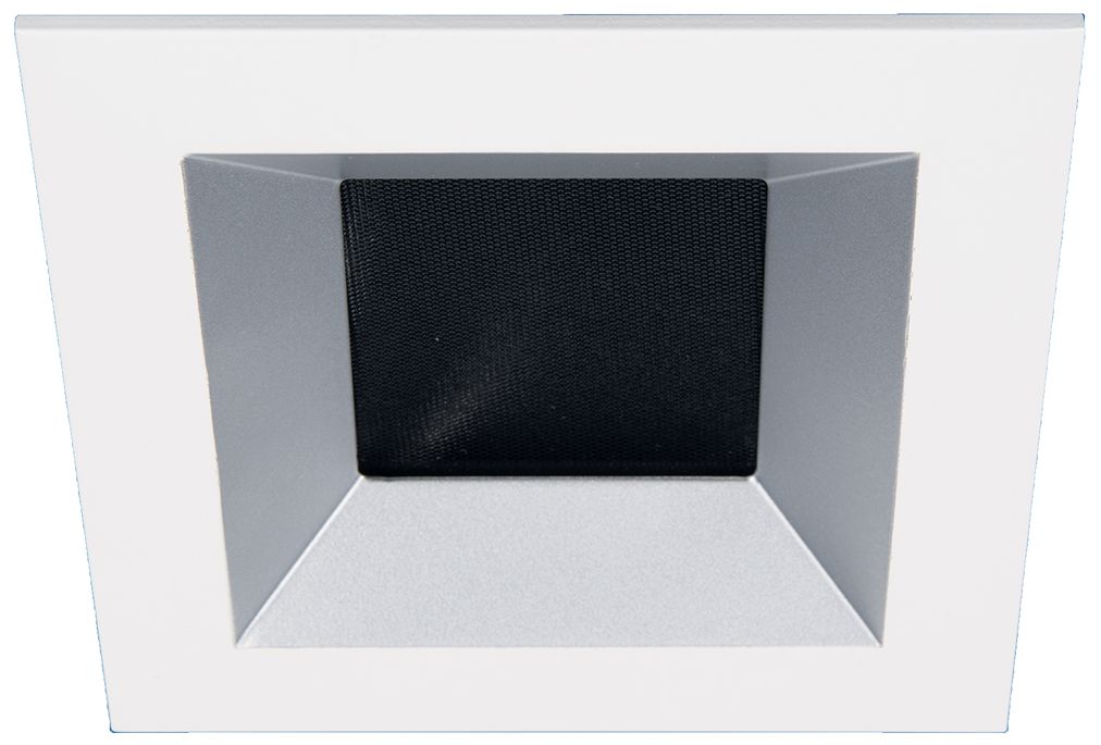 Oculux Architectural 3 1/2" Square Haze White Reflector Trim