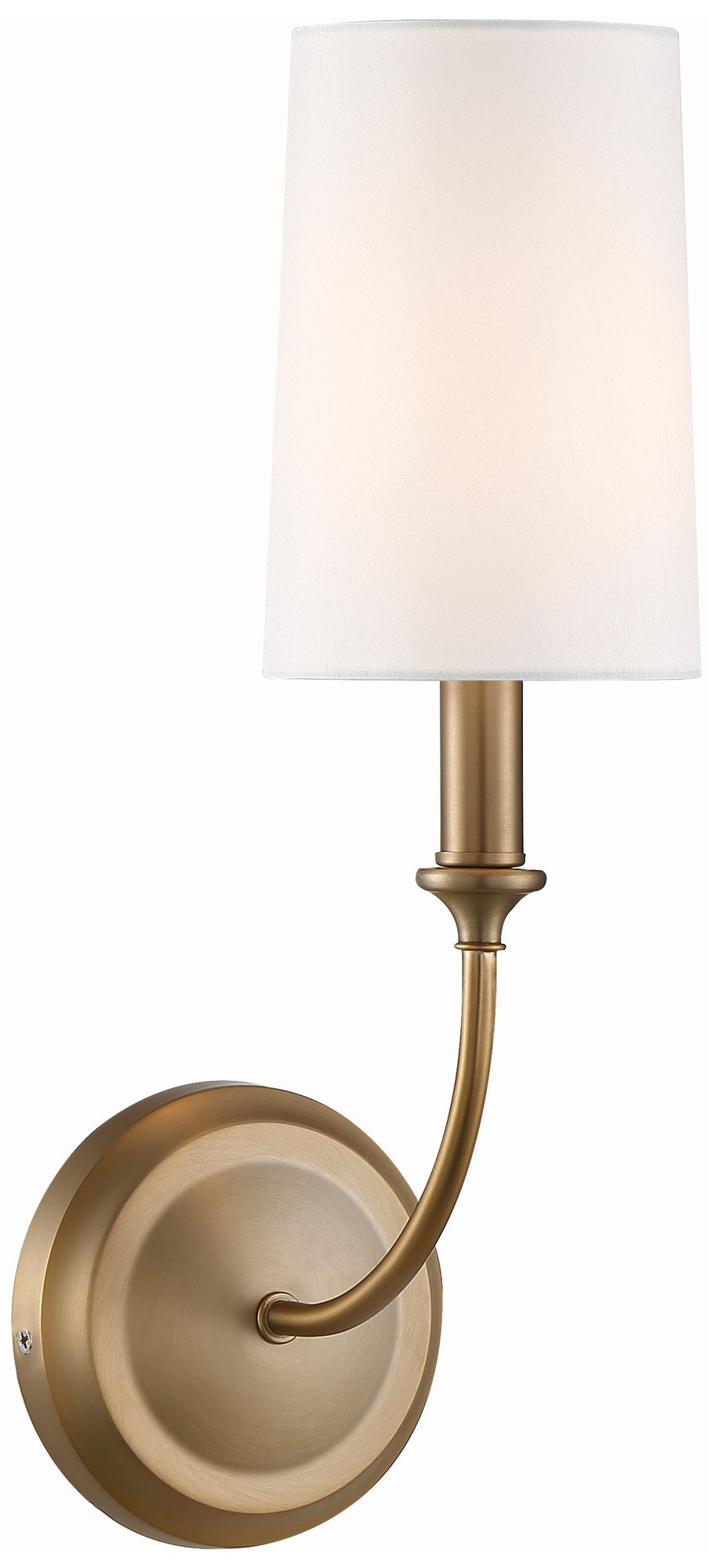 Crystorama Sylvan 15 3/4" High Vibrant Gold Wall Sconce