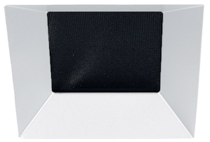 Oculux Architectural 3 1/2" Square White Reflector Downlight