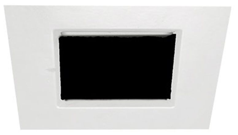 Oculux Architectural 3 1/2" Square White Pinhole Downlight